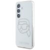 Etui Karl Lagerfeld Rhinestones Karl     Head Logo do Samsung Galaxy S25 przezroczysty